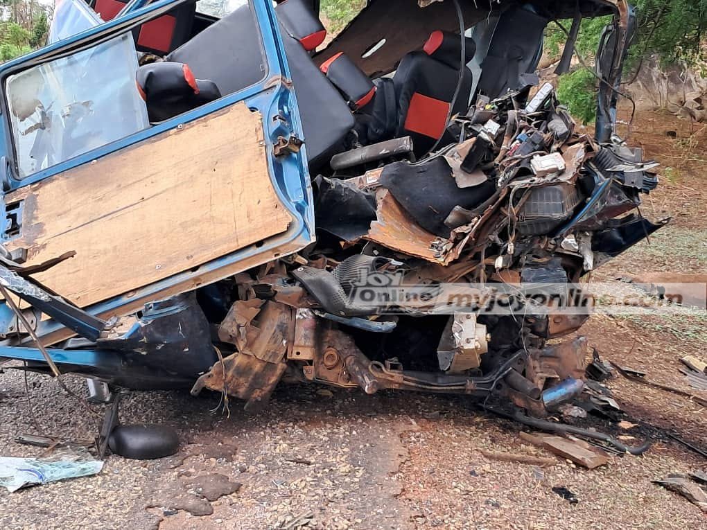 Father and son killed in crash with abandoned mini bus on Sawla-Tuna highway