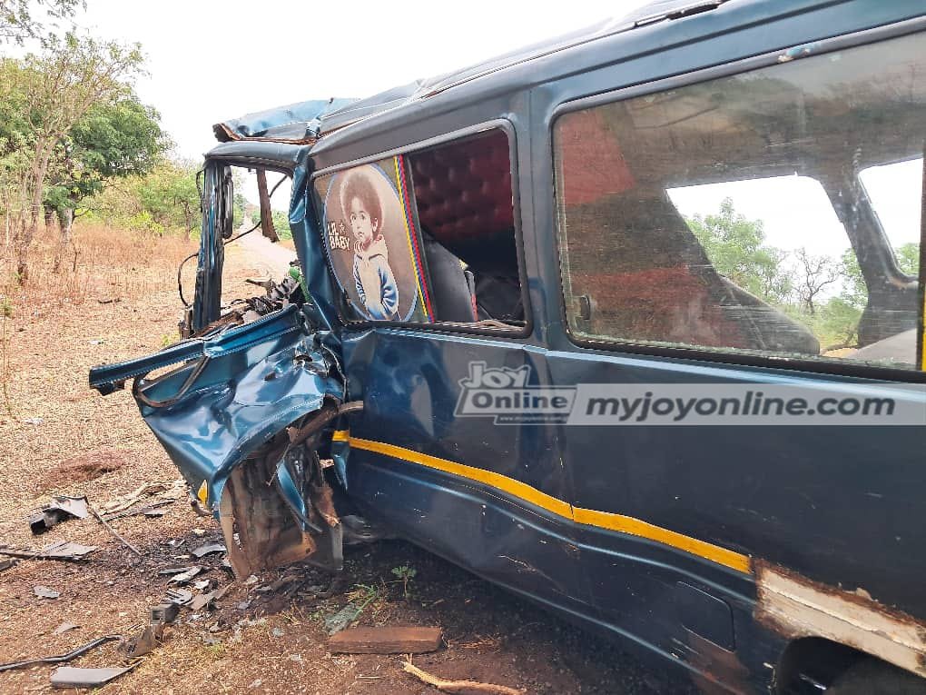 Father and son killed in crash with abandoned mini bus on Sawla-Tuna highway