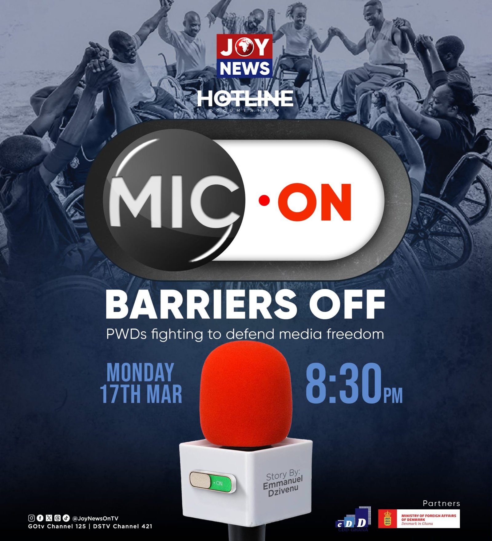 'Mic On, Barriers Off': JoyNews documentary explores what media freedom means to persons with disabilities