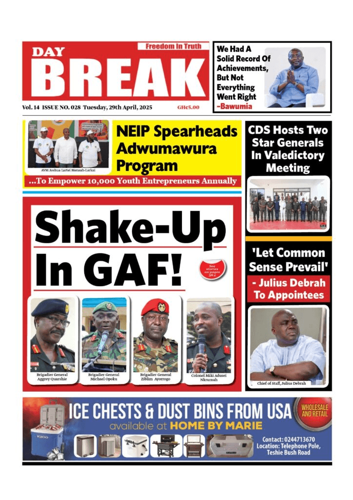 Today’s Front pages: Tuesday, April 29, 2025