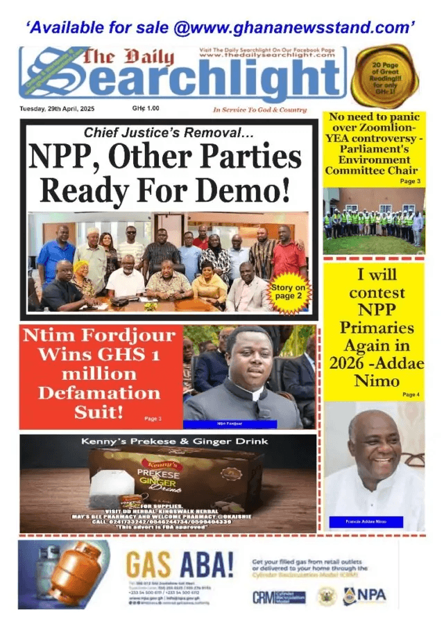 Today’s Front pages: Tuesday, April 29, 2025