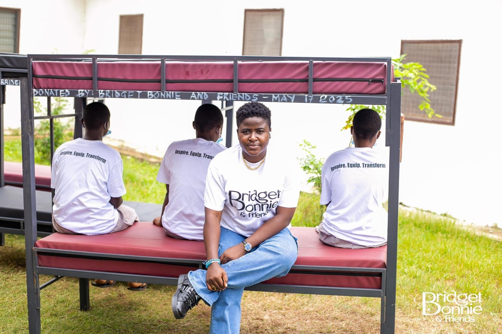 Bridget Bonnie and friends champion hope and healing in visit to Junior Girls Correctional Centre