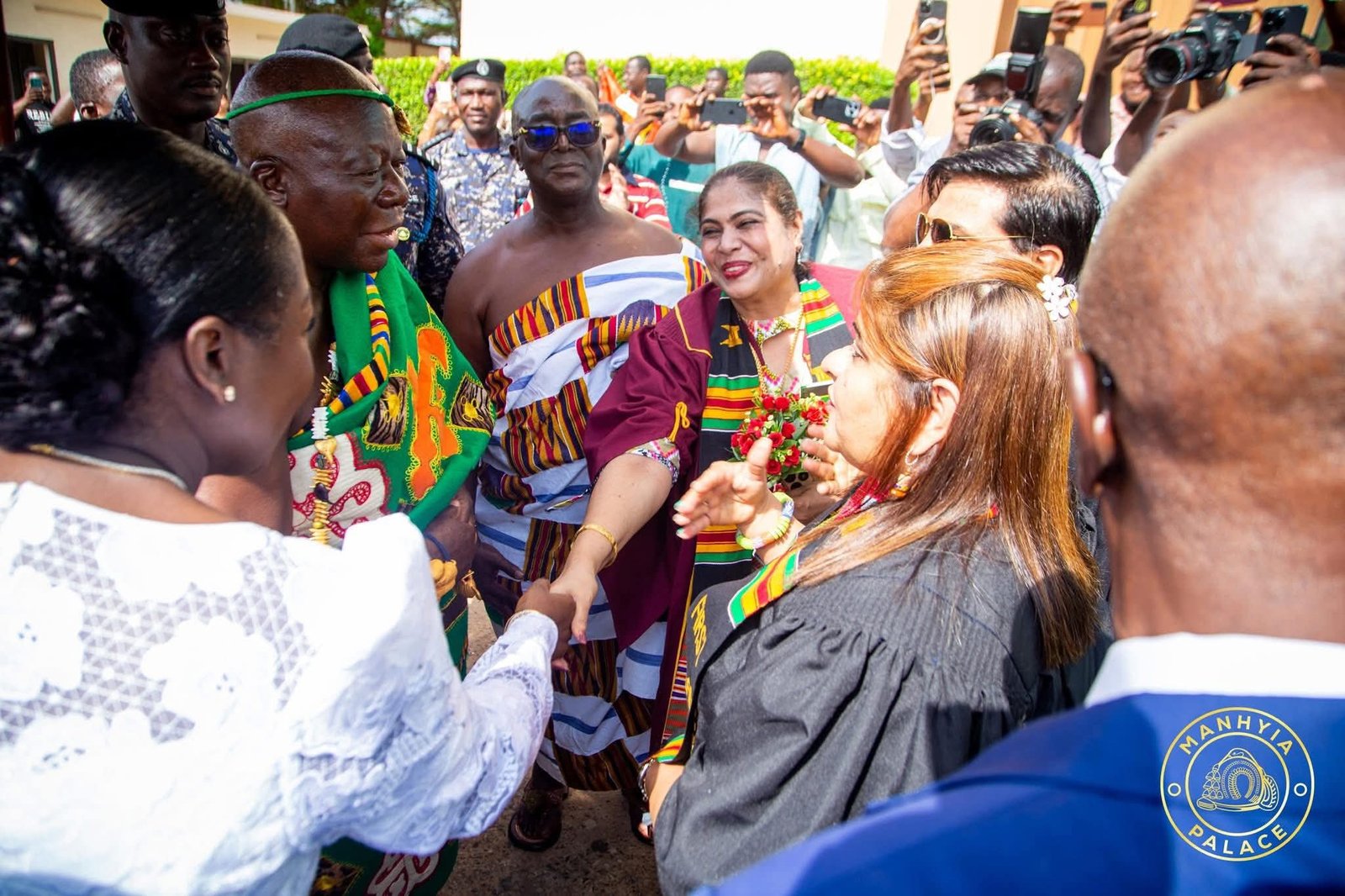 Photos: Asantehene graces son’s graduation at DPS International