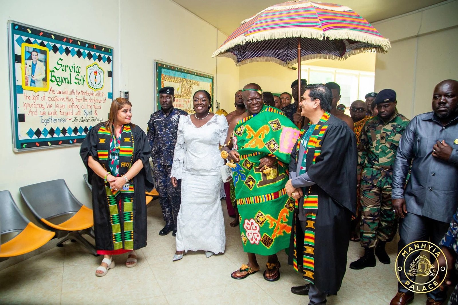 Photos: Asantehene graces son’s graduation at DPS International