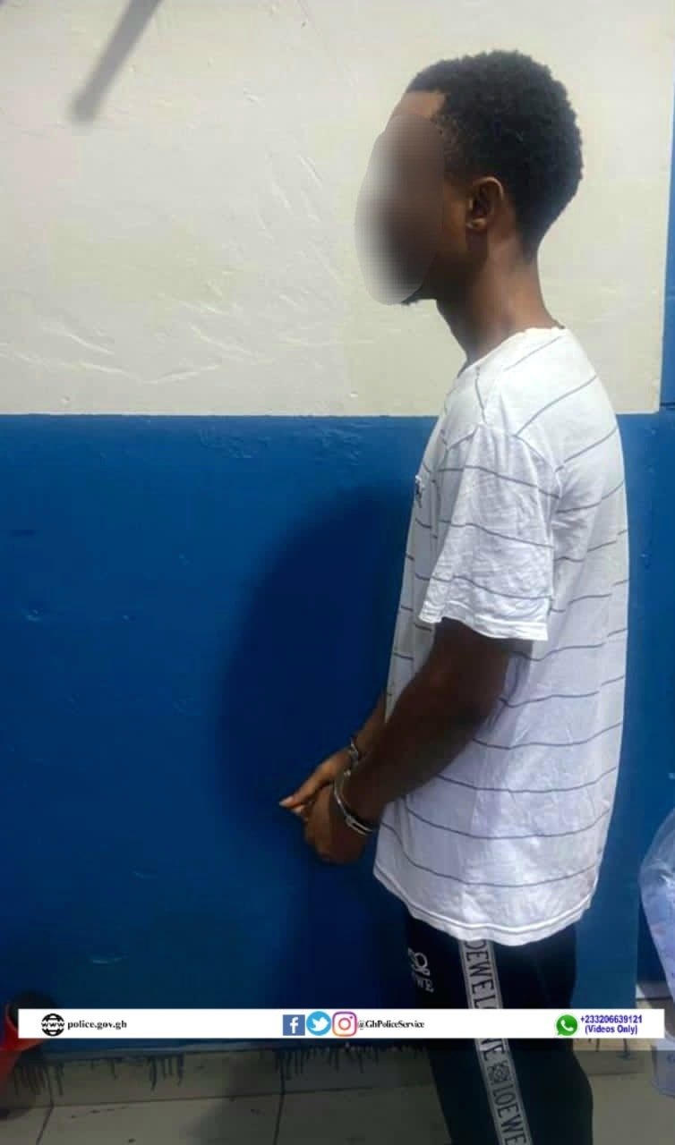 Suspect arrested for burglary and theft at Kasoa Nyayano
