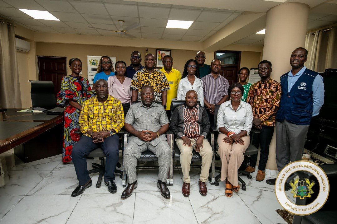 Volta regional minister strengthens institutional collaboration and supports media development