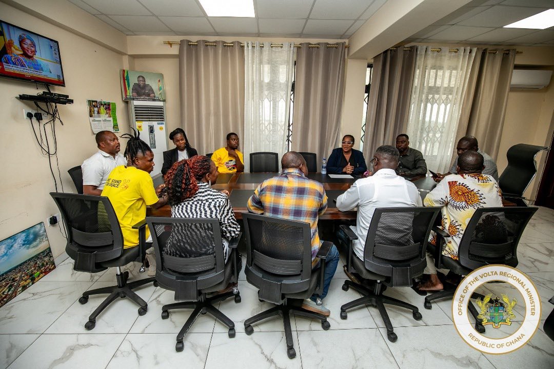 Volta regional minister strengthens institutional collaboration and supports media development