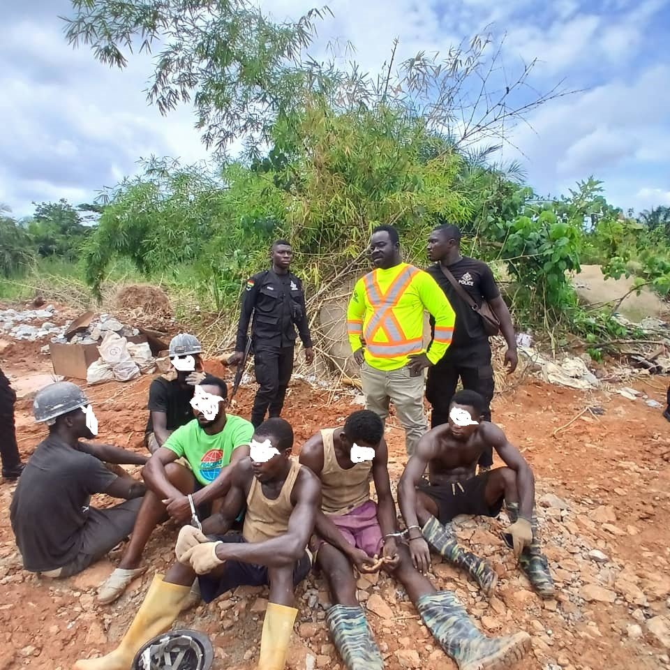 30 suspects arrested as IGP orders raids on galamsey hotspots in 3 regions
