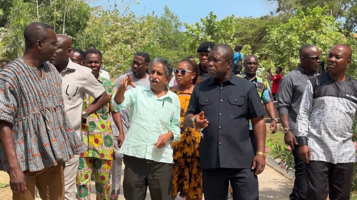Volta Regional Minister deepens stakeholder engagement in Ketu South, inspects site for modern market project