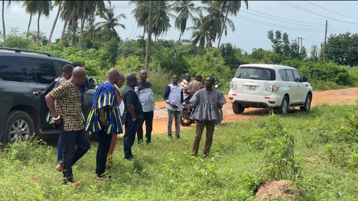 Volta Regional Minister deepens stakeholder engagement in Ketu South, inspects site for modern market project