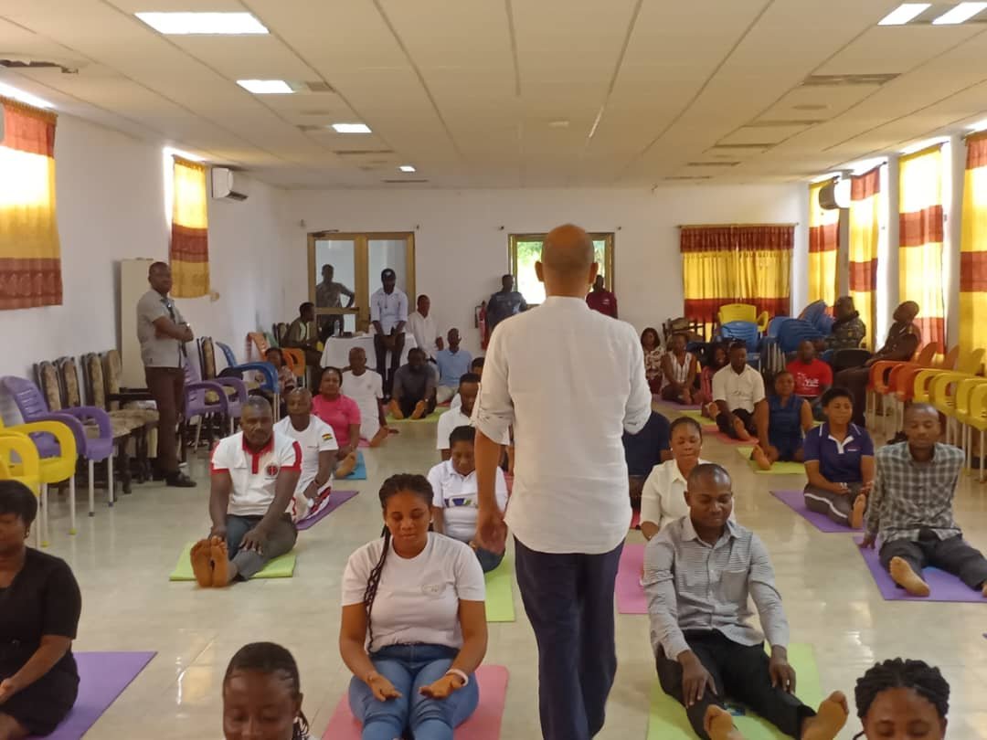 Indian High Commission collaborates with VRCC and UHAS to champion physical, mental wellness in Volta Region