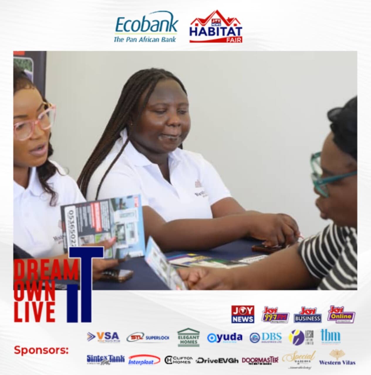 Day 2 of the Ecobank-JOYNEWS Habitat Fair at Achimota Mall has the BEST DEALS to get you home!