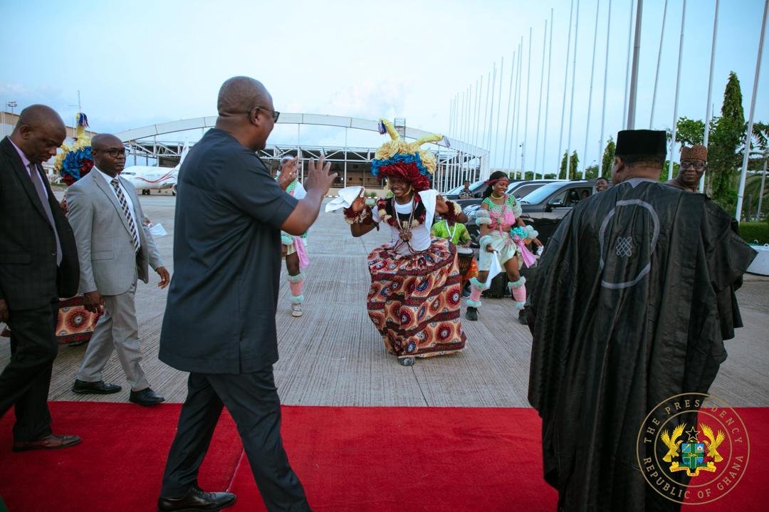 Photos: President Mahama arrives in Abuja for 67th ECOWAS Heads of State Summit