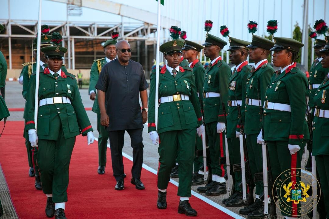 Photos: President Mahama arrives in Abuja for 67th ECOWAS Heads of State Summit