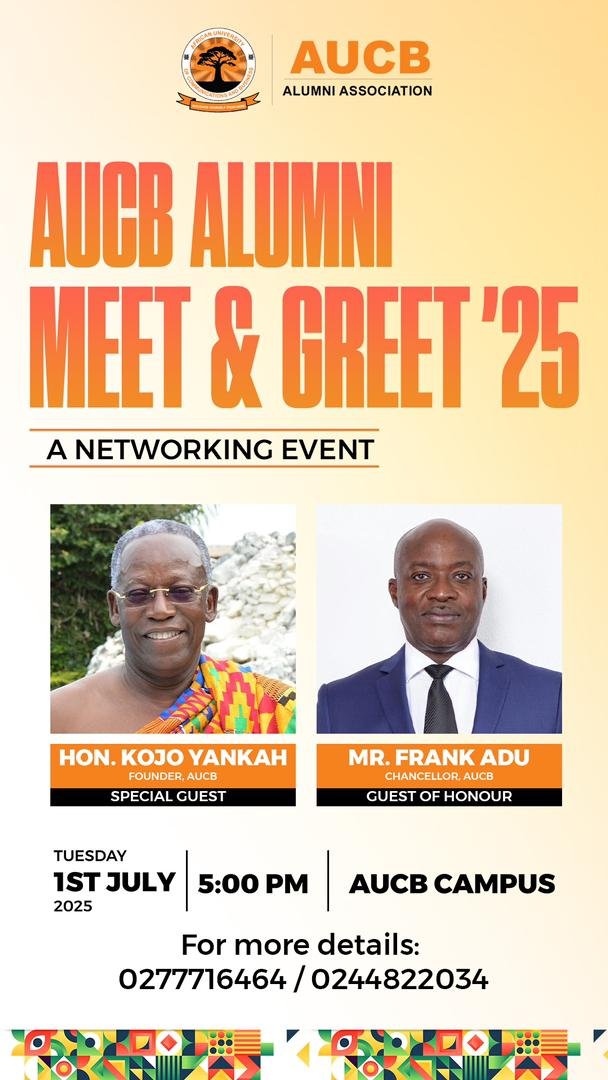 AUCB Alumni executives pay courtesy call on new Chancellor Frank Adu Jr.