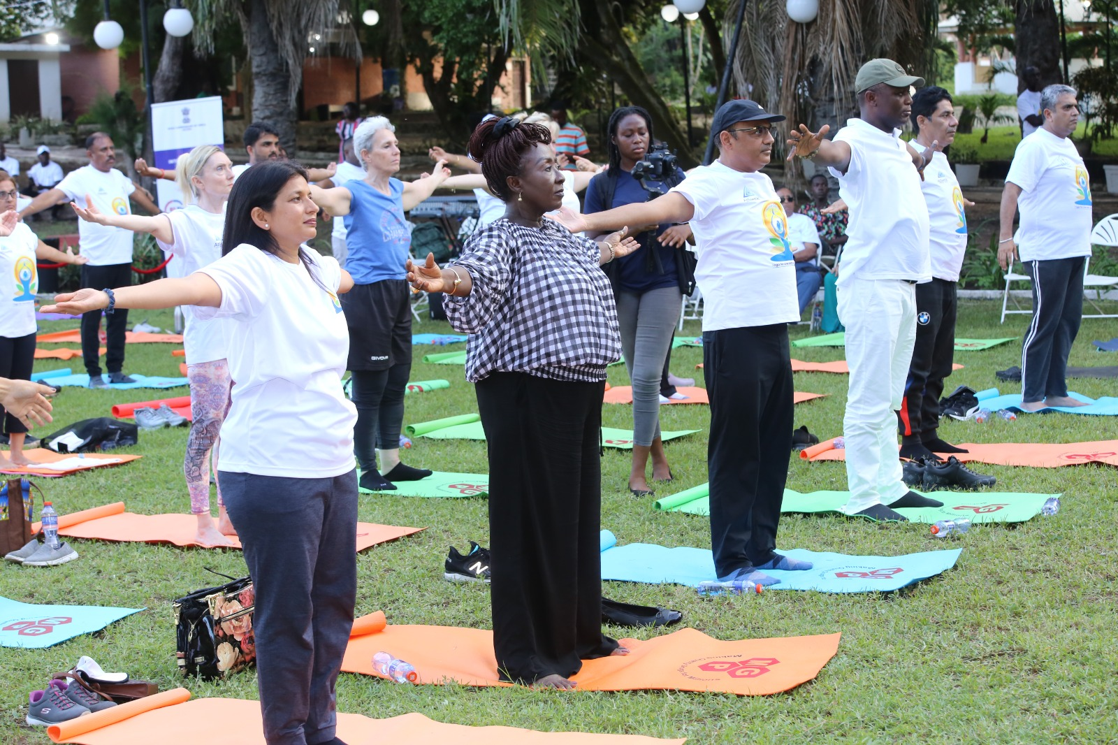 Osu Castle hosts diplomatic showcase of wellness as Ghana, India unites for International Day of Yoga
