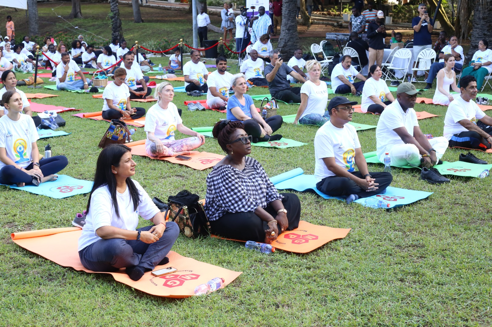 Osu Castle hosts diplomatic showcase of wellness as Ghana, India unites for International Day of Yoga