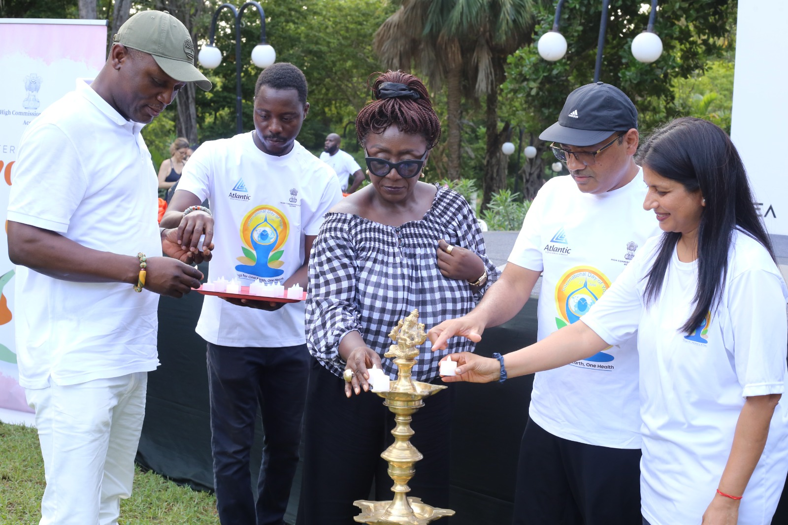 Osu Castle hosts diplomatic showcase of wellness as Ghana, India unites for International Day of Yoga