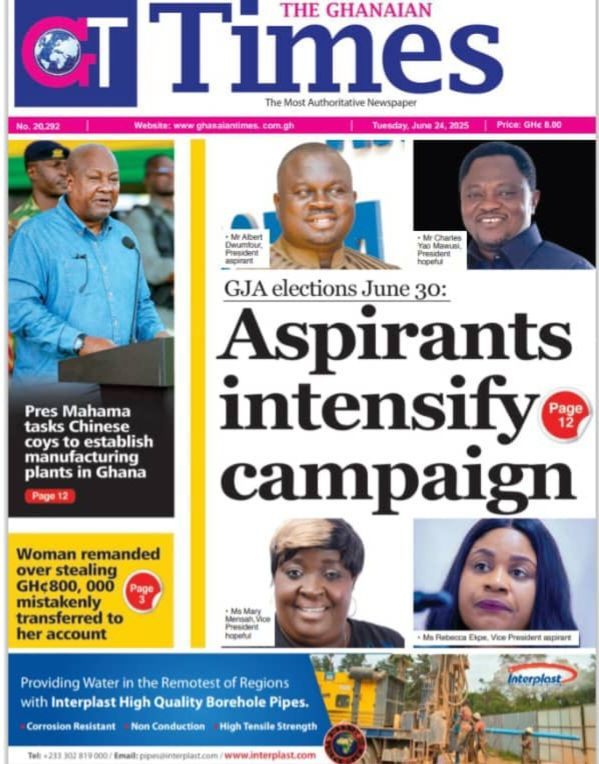 Today’s Front pages: Tuesday, June 24, 2025