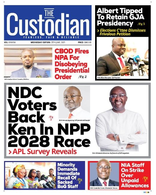 Today’s Front pages :Wednesday, June 25, 2025