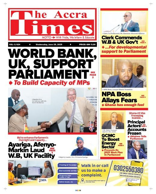 Today’s Front pages :Wednesday, June 25, 2025