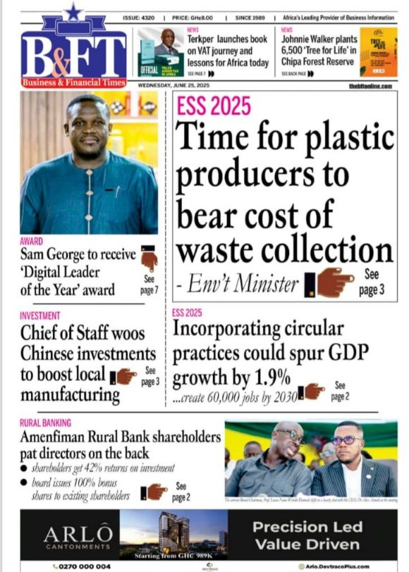Today’s Front pages :Wednesday, June 25, 2025